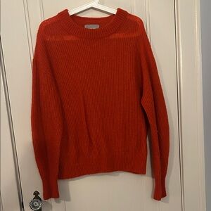 Everlane Vibrant Orange Knit Sweater